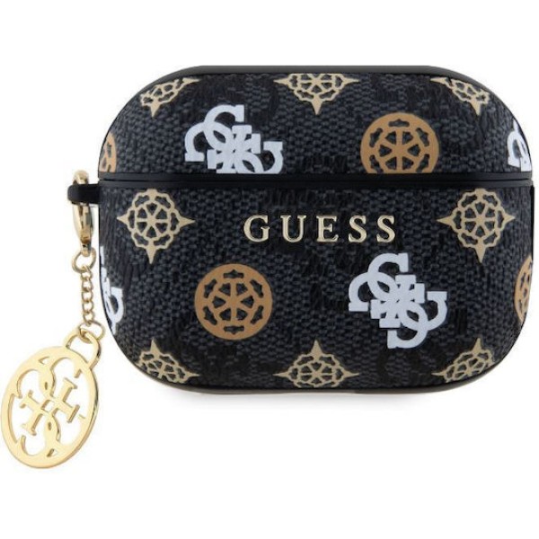 Guess 4g Peony Charm Case Black (Apple AirPods Pro 2)
